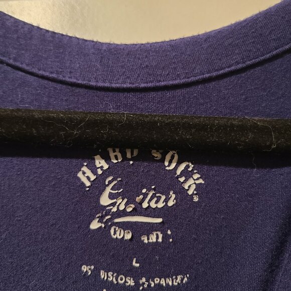 Hard Rock Boston Women's T-Shirt, Sexy Cut sleeves Large - Picture 4 of 4